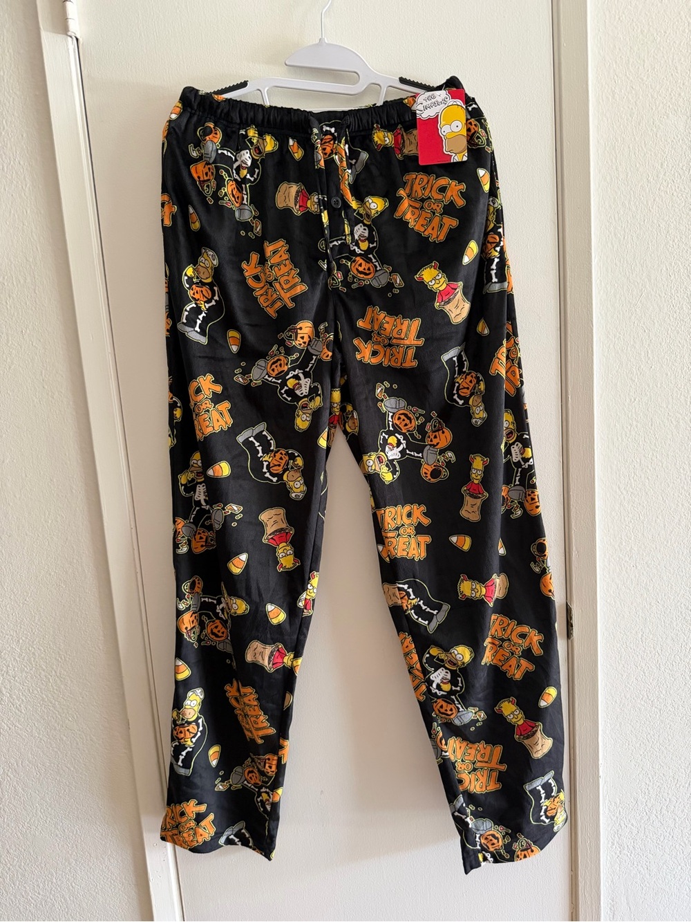 Kids' Halloween Trick-or-Treat Pajama Pants - Black